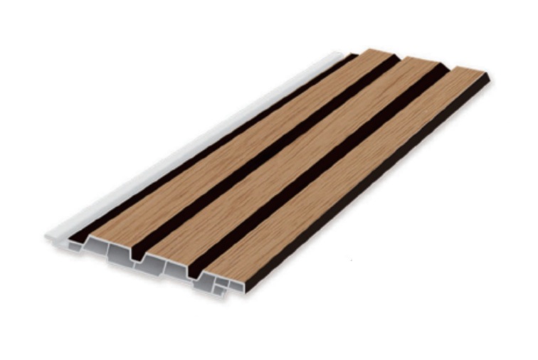 Louver 155 Dual Line PVC panel profile and surface