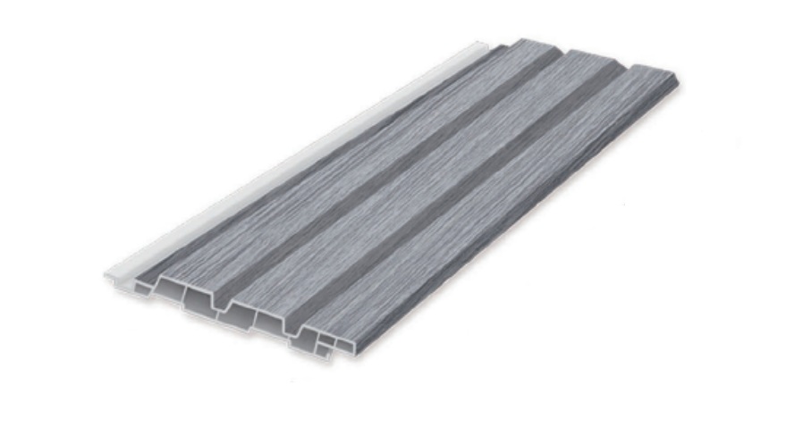 Louver 155 PVC panel profile and surface